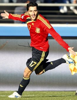 Güiza con dos goles en España