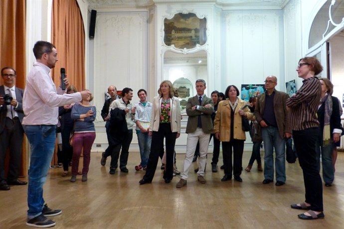 Inauguración de la muestra en Bruselas