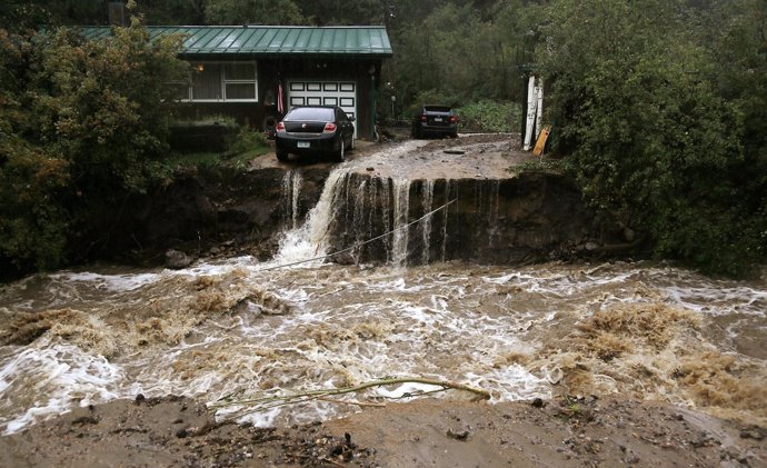 Imagen de las inundaciones en Colorado