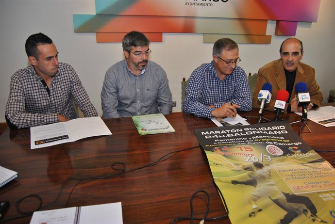 Presentación del maratón solidario de balonmano