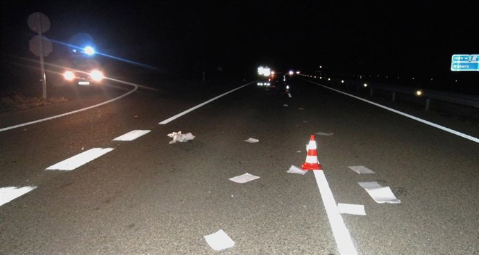 Imagen del lugar donde ha ocurrido el atropello