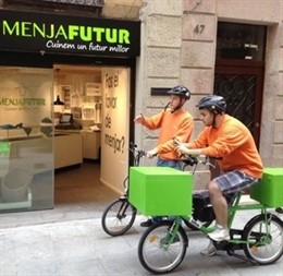 Tienda Menja Futur en la calle Tallers de Barcelona