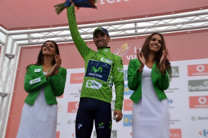 Alejandro Valverde, maillot verde de la Vuelta