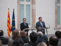 Artur Mas y Oriol Junqueras