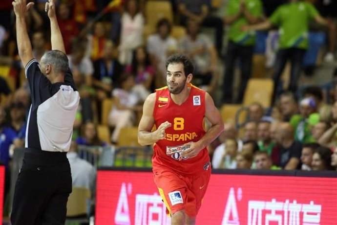 José Manuel Calderón con la selección española
