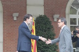 Artur Mas y Mariano Rajoy se reúnen en la Moncloa (Archivo)