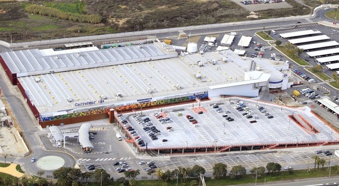 Imagen Del Futuro Centro Comercial Holea De Carrefour En Huelva. 