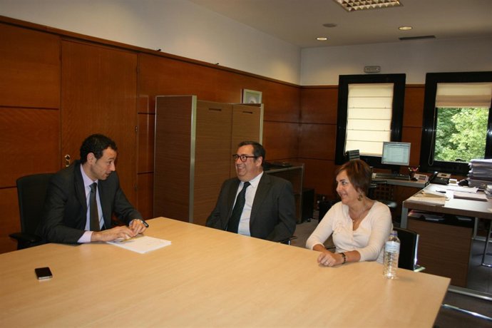 Guillermo Martínez con la Colectividad  Asturiana de Valparaíso