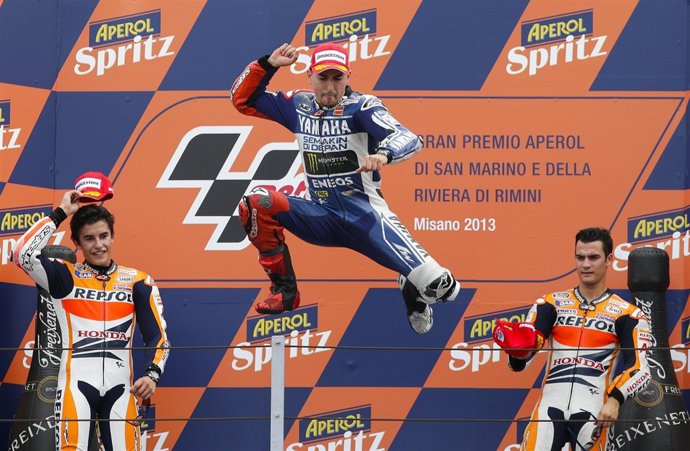 Jorge Lorenzo Marc Márquez Dani Pedrosa GP San Marino