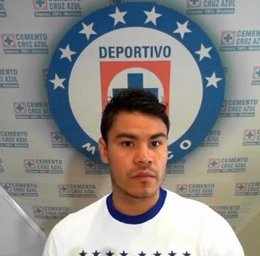El jugador de Cruz Azul Pablo Barrera