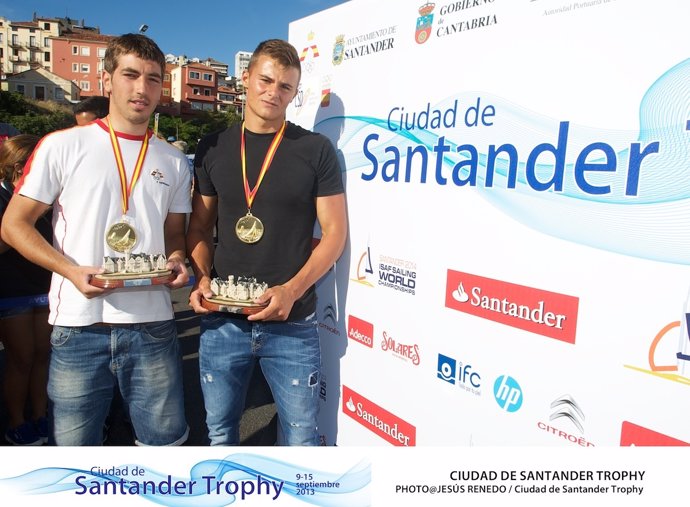 El tándem Diego Botín y Pablo Turrado, único Oro español en el Santander Trophy