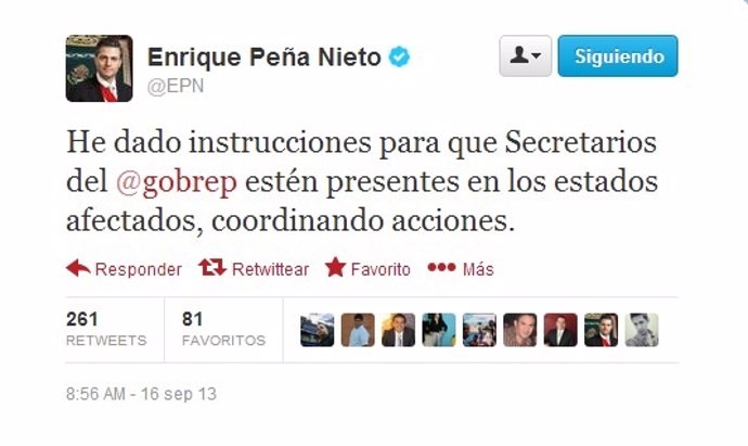 Twitter Peña Nieto
