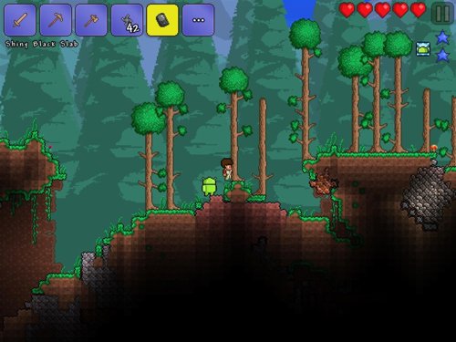 Terraria ha llegado a Google Play con un adorable androide debajo del brazo
