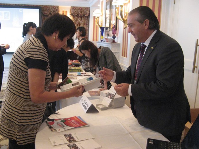 Un momento de la actividad en Japón