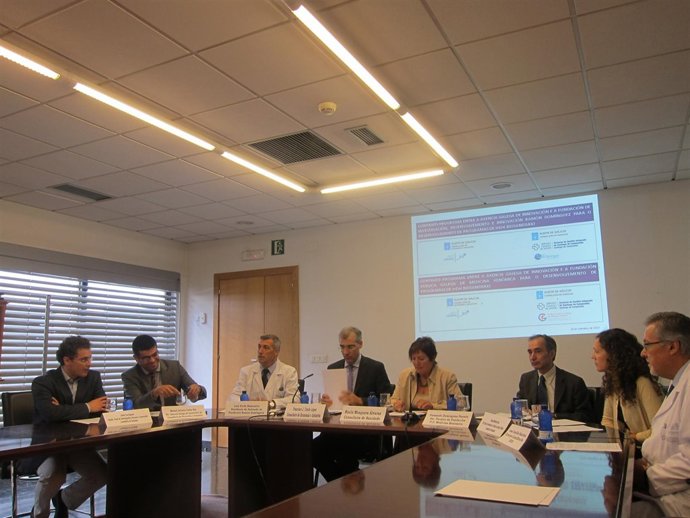 Firma de convenios entre Xunta y Fundaciones de Medicina Xenómica y R. Domínguez