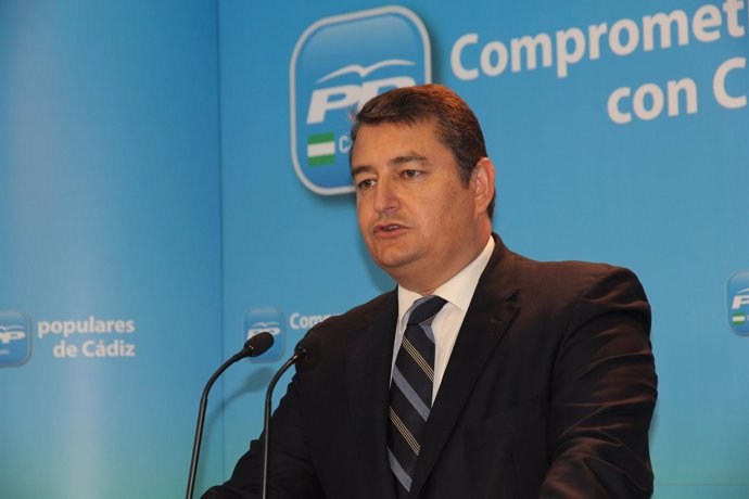 Antonio Sanz, presidente del PP de Cádiz