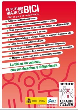 Campaña de sensibilización sobre ciclistas urbanos