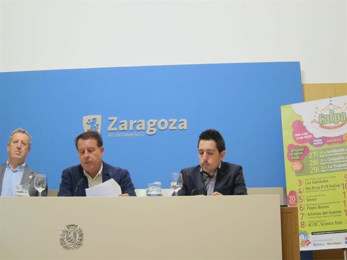 Presentación Carpa Ternasco de Aragón en Fiestas Pilar 2013