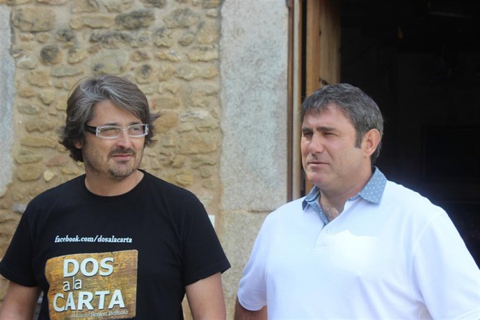 El director de cine Robert Bellsolà y el actor Sergi López