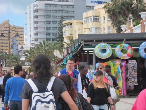 Turistas Málaga