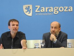 El portavoz y el concejal de IU, Alonso y Muñoz