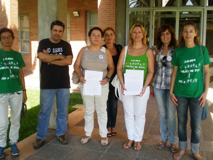 Protesta de las AMPAs del Perellonet