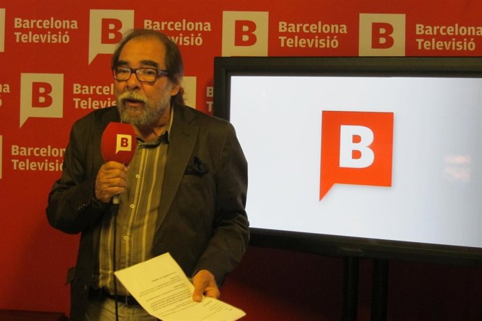 El director de BTV, Ángel Casas, durante la presentación de la temporada 2013-20