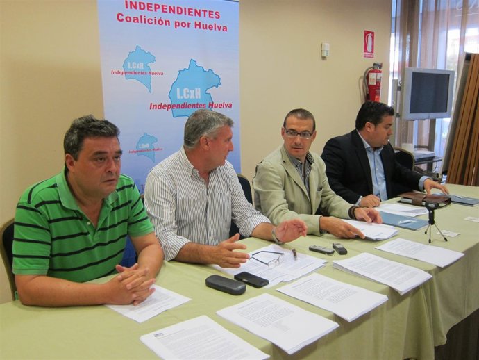 Miembros de la Coalición Independientes por Huelva. 