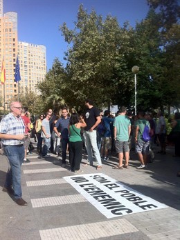 Miembros de plataformas y organizaciones apoyan a estudiantes detenidos