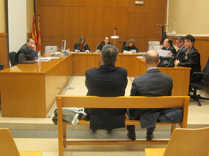 Sergi Mingote y Joan Seguer durante el juicio (Archivo)