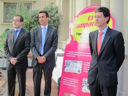 J.Barceló, J.Auladell y A.Ojinaga presentan 'El comparador' de Caprabo