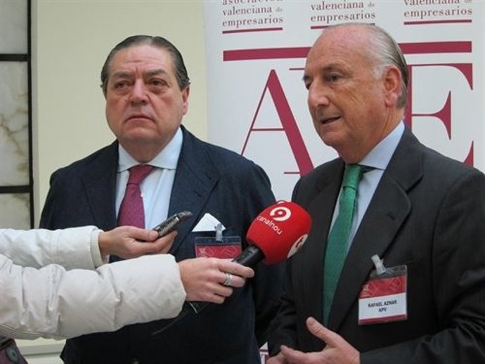 Boluda (AVE) y Aznar (APV), en una imagen de archivo.