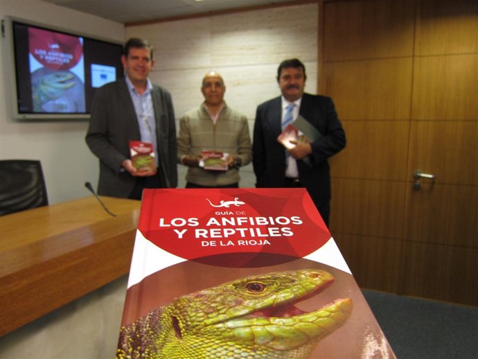 Presentación guía de reptiles y anfibios de La Rioja