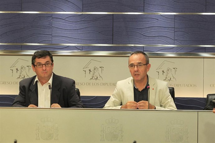 Portavoz de IU en el Congreso, José Luis Centella