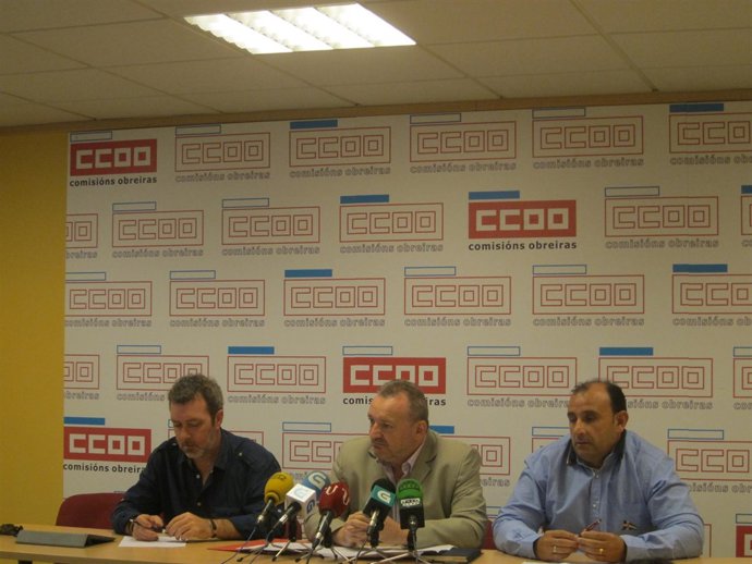 Rueda de prensa de CC.OO. Sobre el dispositivo contra incendios