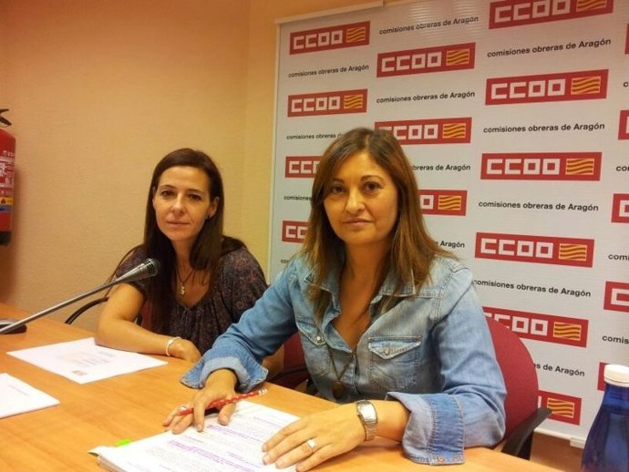 Bergasa y Murillo en la presentación del informe sobre inmigración en Aragón