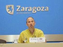 El concejal de CHA, Carmelo Asensio