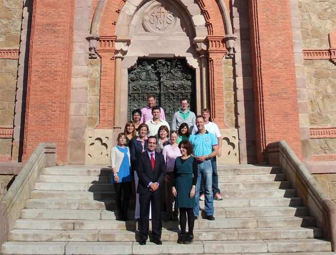 Foto de los participantes en el curso de español para las finanzas