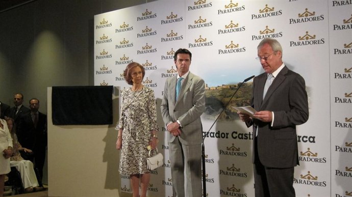 Su Majestad la Reina Doña Sofía en la inuaguración Parador de Lorca