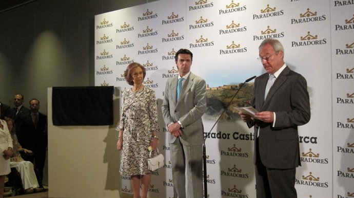 Su Majestad la Reina Doña Sofía en la inuaguración Parador de Lorca