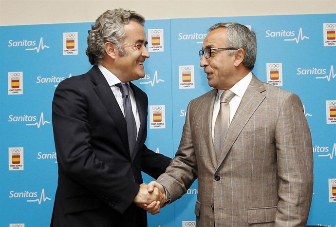 Iñaki Eraño, Consejero Delegado de Sanitas, y Alejandro Blanco, Presidente del C