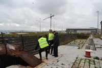 De la Serna cree que la adjudicación del dique de Gamazo es una "nuevo hito" en la mejora del frente marítimo