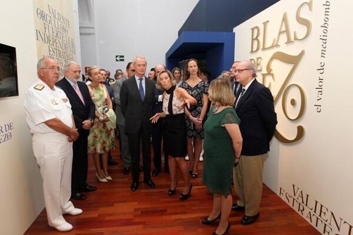 Pedro Morenés inaugura la exposición dedicada a Blas de Lezo
