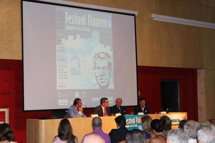 Momento de la presentación del Festival Joaquín el de la Paula. 