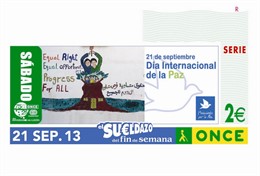 El cupón del 21 de septiembre conmemora el 'Día Internacional de la Paz'