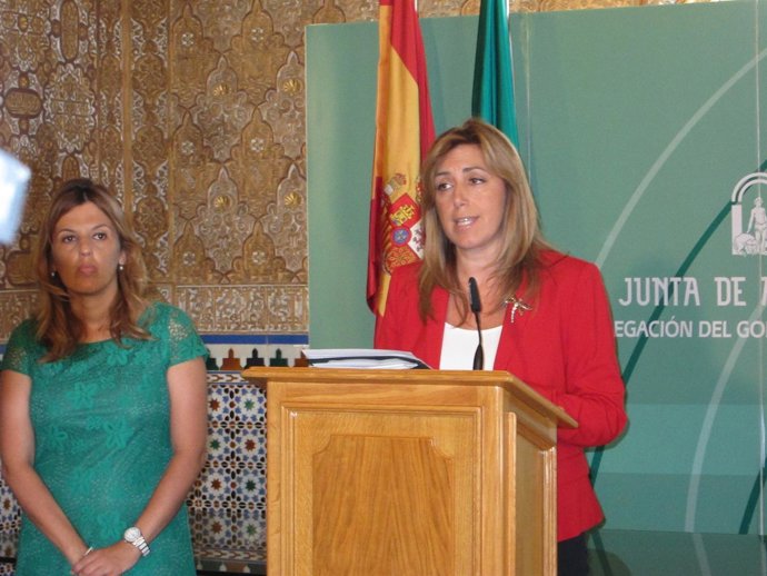 Díaz comparece ante los medios en Almería