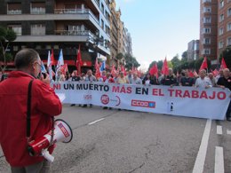 Concentración contra la siniestralidad laboral.