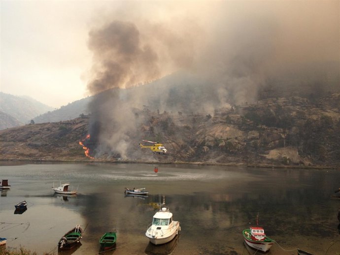 Incendio del Monte Pindo, Carnota