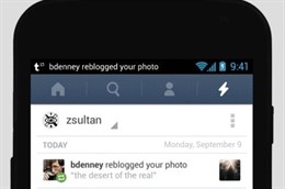 Notificaciones push en Tumblr para Android