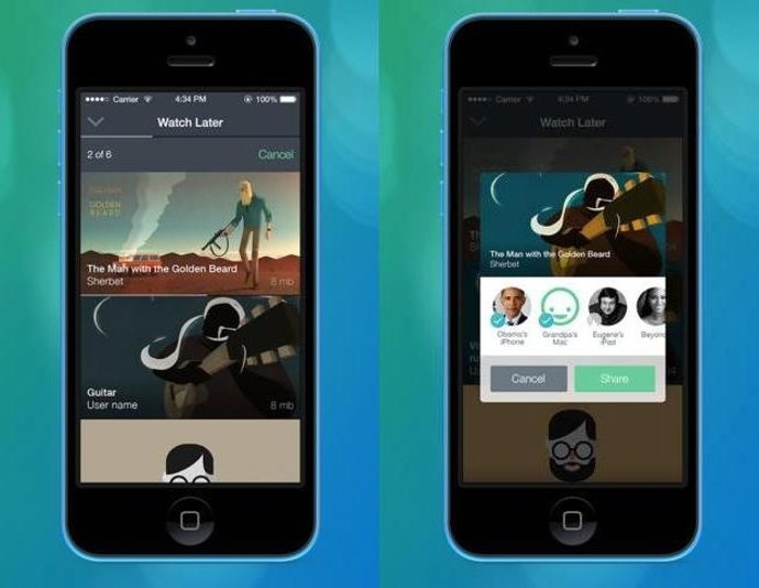 Vimeo se actualiza para iOS 7